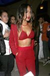 Christina Milian Sexy Boobs In Red Bra