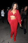 Christina Milian Sexy Boobs In Red Bra
