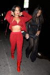 Christina Milian Sexy Boobs In Red Bra