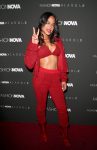 Christina Milian Sexy Boobs In Red Bra