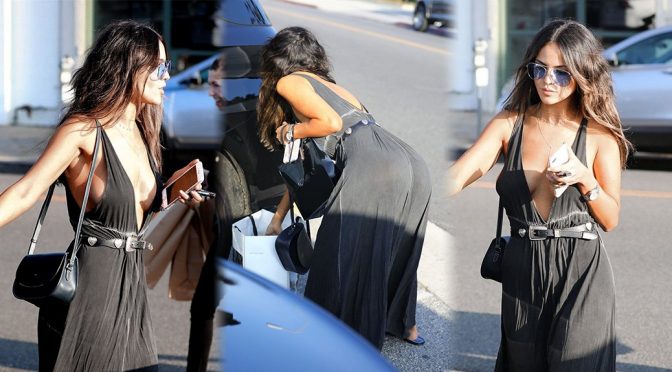 Eiza Gonzalez – Sexy Braless Candids in Los Angeles