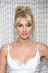 Elsa Hosk Sexy Body In Little White Dress