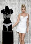 Elsa Hosk Sexy Body In Little White Dress