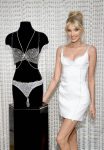 Elsa Hosk Sexy Body In Little White Dress