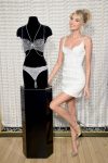 Elsa Hosk Sexy Body In Little White Dress