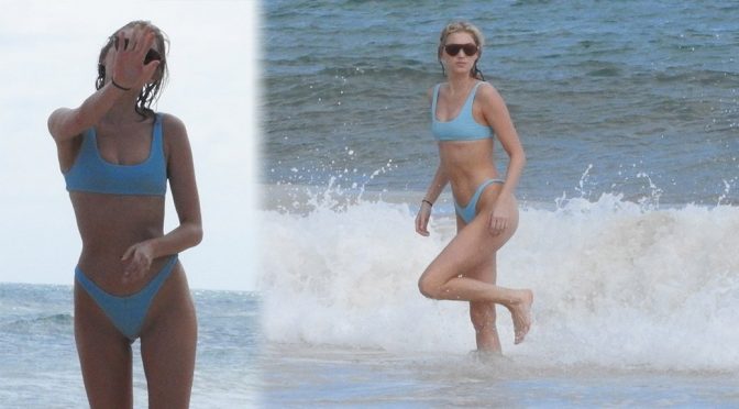 Elsa Hosk – Bikini Candids in Tulum