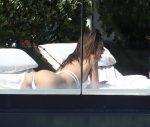Emily Ratajkowski Perfect Ass In Thong Bikini