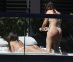 Emily Ratajkowski Perfect Ass In Thong Bikini