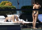Emily Ratajkowski Perfect Ass In Thong Bikini