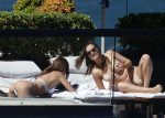 Emily Ratajkowski Perfect Ass In Thong Bikini