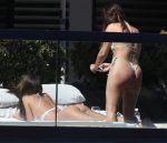 Emily Ratajkowski Sexy Tiny White Bikini