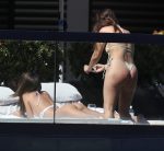 Emily Ratajkowski Sexy Tiny White Bikini