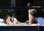 Emily Ratajkowski Sexy Tiny White Bikini