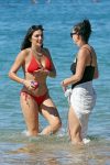 Hailee Lautenbach Sexy Red Bikini