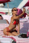 Jasmine Sanders In Red Bikini