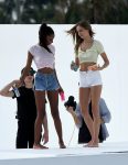 Josephine Skriver And Jasmine Tookes Sexy At The Beach
