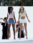 Josephine Skriver And Jasmine Tookes Sexy At The Beach