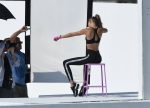 Josephine Skriver And Jasmine Tookes Sexy At The Beach