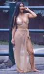 Kim Kardashian Big Boobs In Bikini Top
