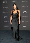 Kim Kardashian Sexy Cleavage In Black Dress