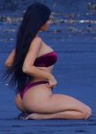 Kim Kardashian Sexy Curvy Body In Bikini