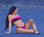 Kim Kardashian Sexy Curvy Body In Bikini