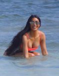 Kim Kardashian Sexy Curvy Body In Bikini