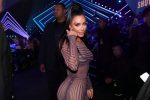 Kim Kardashian Sexy Sheer Dress