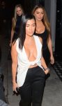 Kourtney Kardashian Braless Huge Cleavage