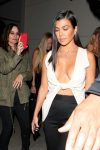 Kourtney Kardashian Braless Huge Cleavage