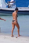 Kourtney Kardashian Sexy Bikini On Beach