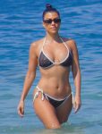 Kourtney Kardashian Sexy Bikini On Beach