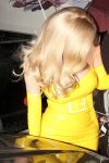 Kylie Jenner Sexy Tight Yellow Dress