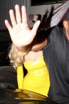 Kylie Jenner Sexy Tight Yellow Dress