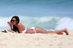 Lais Ribeiro Sexy White Bikini