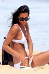 Lais Ribeiro Sexy White Bikini