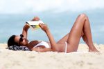 Lais Ribeiro Sexy White Bikini