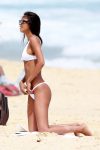 Lais Ribeiro Sexy White Bikini