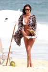 Lais Ribeiro Sexy White Bikini