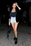 Madison Beer Sexy In Denim Shorts