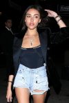 Madison Beer Sexy In Denim Shorts