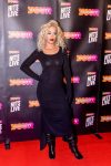 Rita Ora Sexy Black Sheer Dress