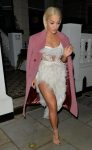 Rita Ora Sexy Legs And Boobs