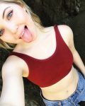 Sammi Hanratty Sexy Tongue