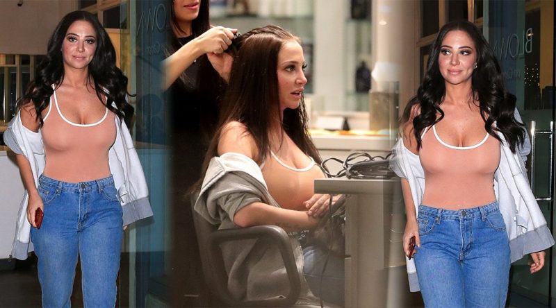 Tulisa Contostavlos – Busty Candids in Beverly Hills