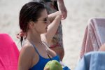 Alessandra Ambrosio Sexy Blue Bikini