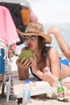 Alessandra Ambrosio Sexy Blue Bikini