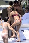 Alessandra Ambrosio Sexy Thong Bikini