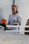Amber Heard Sexy In White Dress