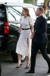 Amber Heard Sexy In White Dress